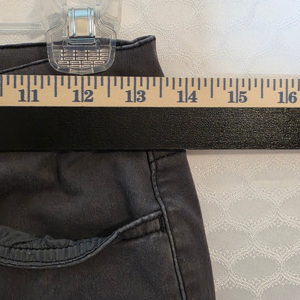 Mudd Juniors FLX Stretch Utility Skinny Pants Gray Cargo Size 7 - Picture 4 of 7